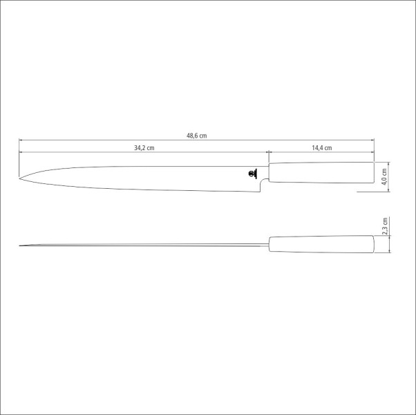 Sushi Yanagiba Knife 13", 34cm