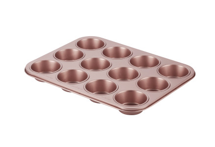 Rose Gold Muffin Pan 12 Cup