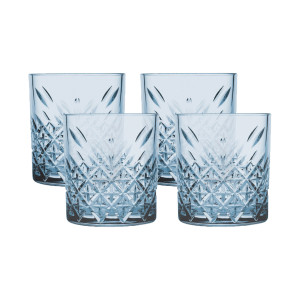 Timeless Double Old Fashioned Blue 345ml - Set 4