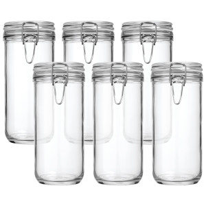 Fido Cylindrical Jar 1l Set 6