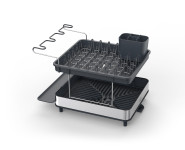 Steel 2-Tier Dish Rack - Clearance