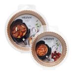Wiltshire Air Fryer Liners Round – 50 Pack Large and 50 Pack Small 