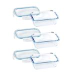 Glass Storage 3 Pack Set  - 600ml