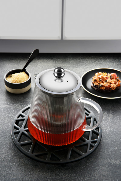 Infusion Teapot With Vertical Stripes 600ml