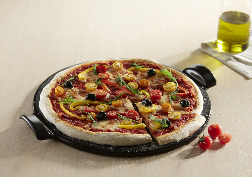 Smooth Pizza Stone - Charcoal
