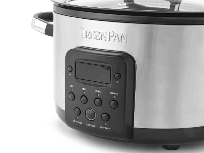 Bistro Slow Cooker 3.7L  - Stainless Steel