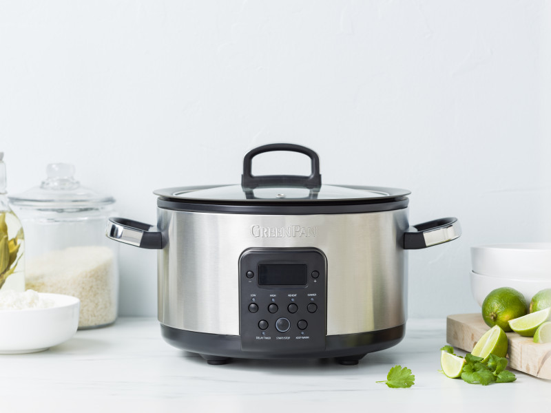 Bistro Slow Cooker 3.7L  - Stainless Steel
