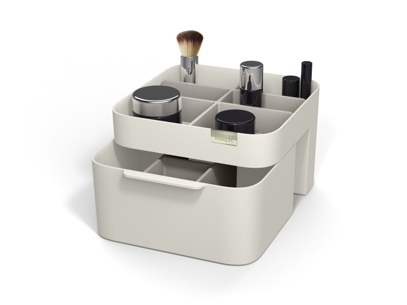 Viva Cosmetic Organiser with Drawer - Shell
