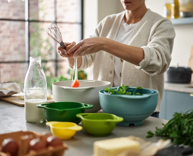 6pc Food Preparation Bowl Set (Opal)
