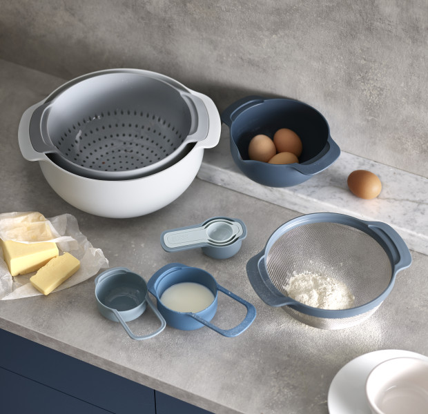 Nest 9 Plus 9-piece food preparation set - Sky