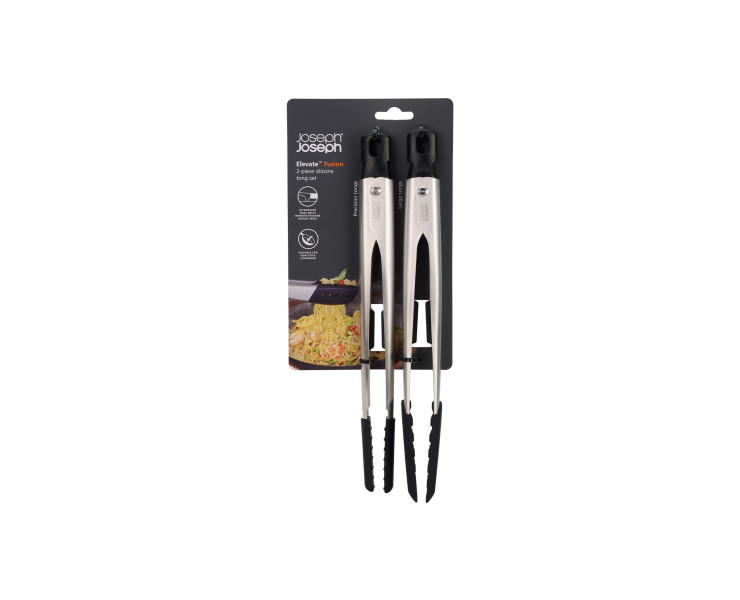 Elevate Fusion 2pc Silicone Tong Set