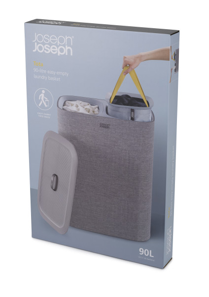 Joseph Joseph Hold-All Collapsible Laundry Basket Gray
