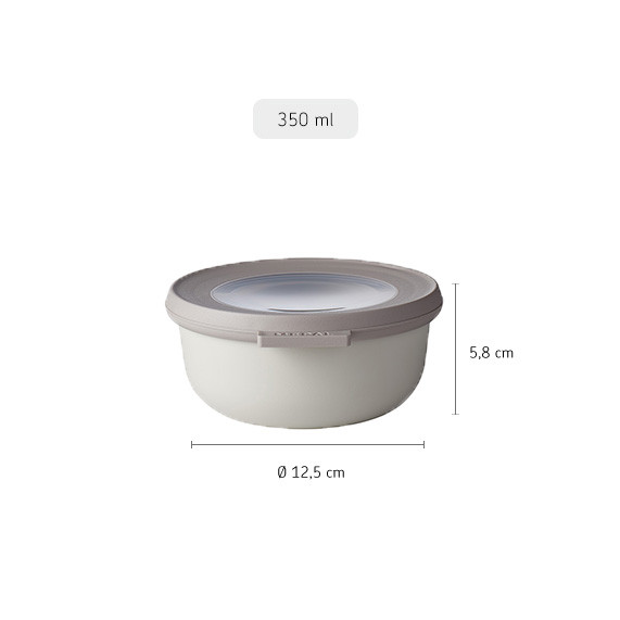 Cirqula Round 350ml Nordic White