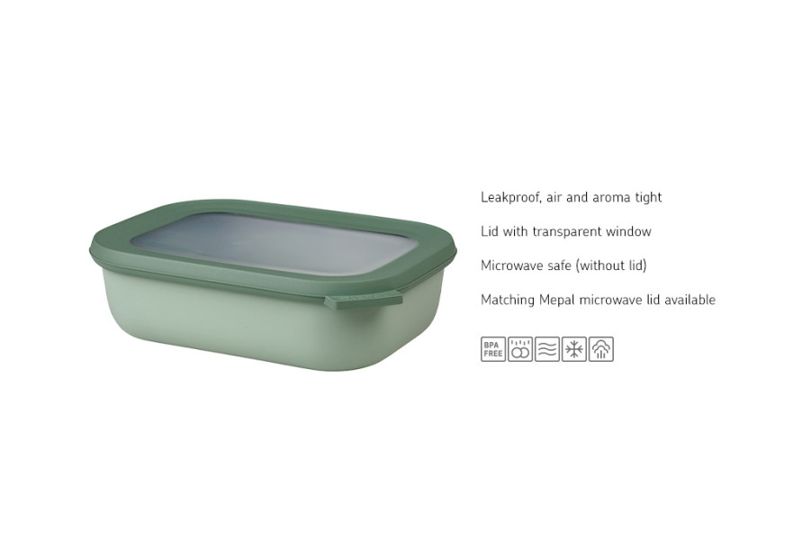 Cirqula Rectangle Small Set 3 Piece Nordic Sage