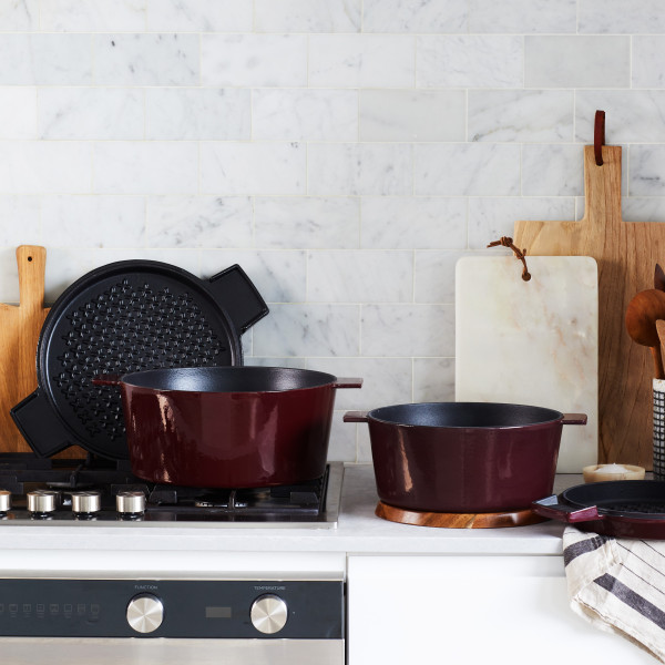 Cast Iron French Oven Bordeaux 28cm - Clearance