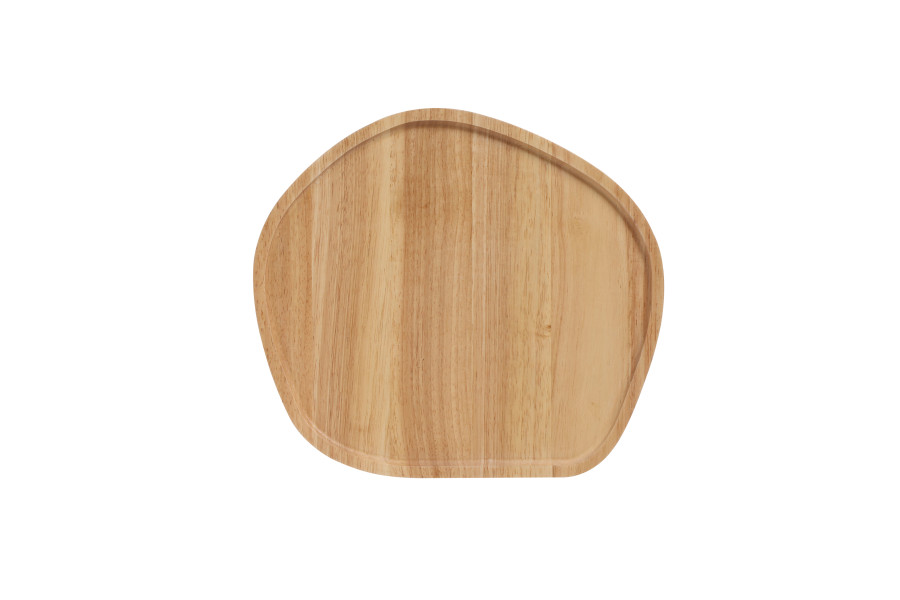 Wooden Serving Platter Round Medium