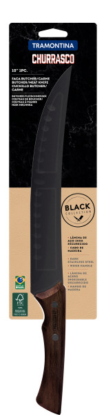 Churrasco Black Collection Butcher Knife,  10", 24cm