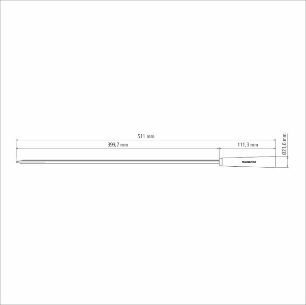 Churrasco Skewer 50cm 6 Piece Set