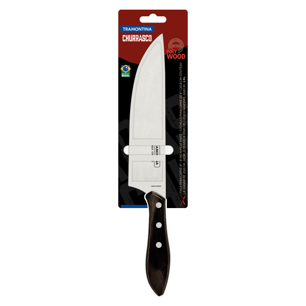 Polywood Churrasco Meat Knife  8", 20cm