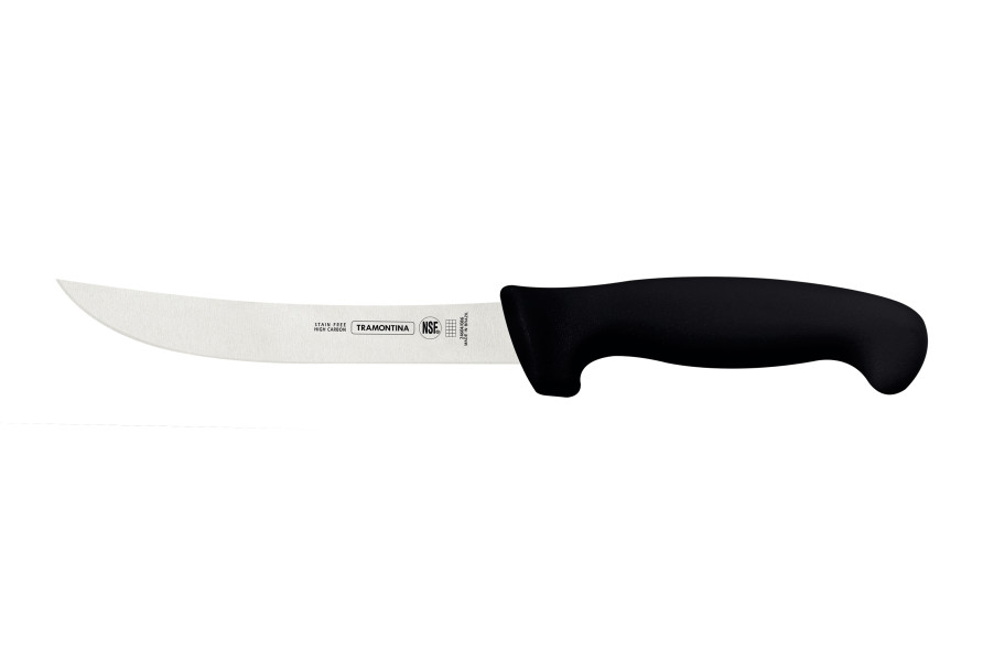 Professional Master Black Boning Knife Curved 6", 15cm
