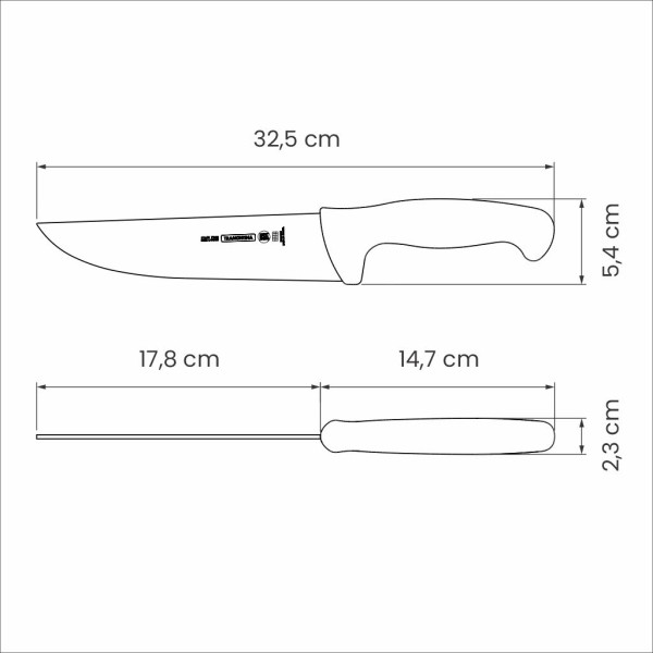 Professional Master Black Meat Knife 7", 18cm