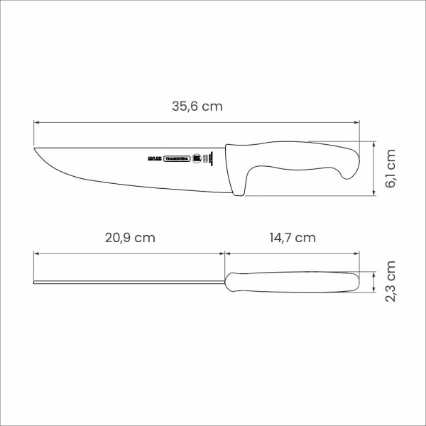 Professional Master Black Meat Knife  8", 21cm