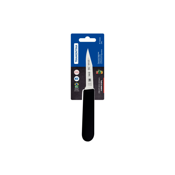 Professional Master Black Paring Knife Tappered 3", 8cm