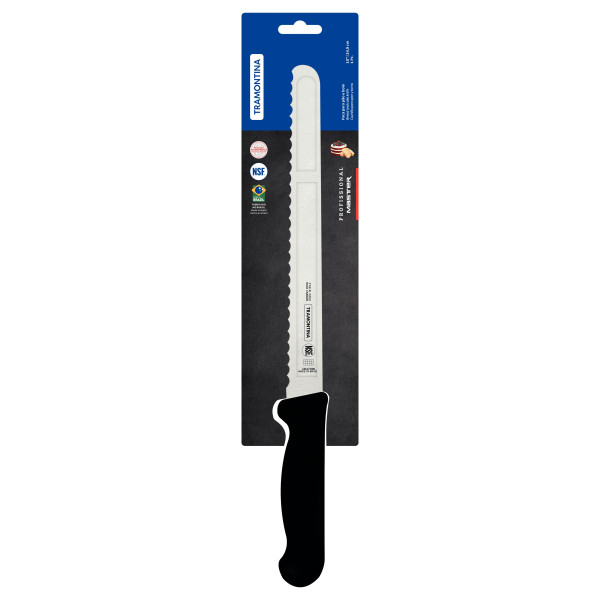 Professional Master Black Bread Knife 10", 25cm