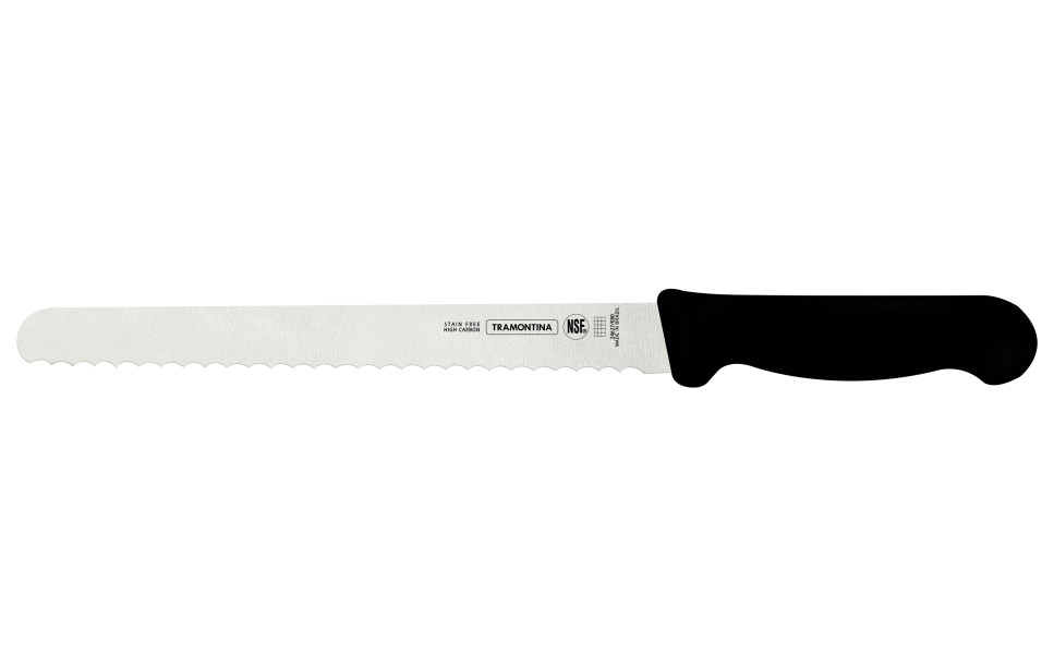 Professional Master Black Bread Knife 10", 25cm