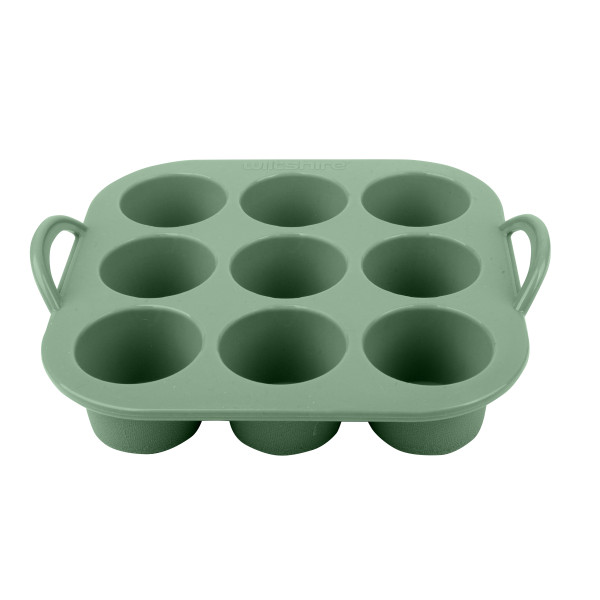 Silicone Air Fryer Mini Muffin Pan 9 Cup
