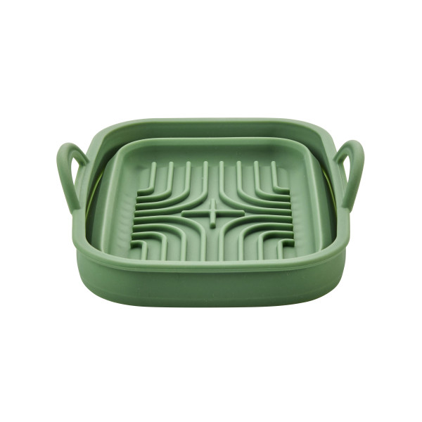 Silicone Air Fryer Rectangle Collapsible Pan 18cm x 14cm