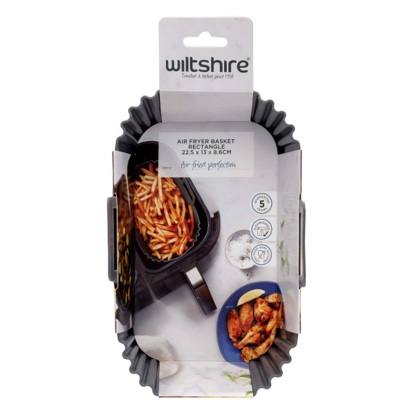 Air Fryer Basket 22cm Rectangle